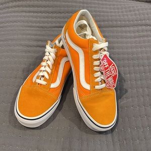 Old Skool Vans - Cheddar/White - Unisex, Women’s size 8.5/Men’s size 7